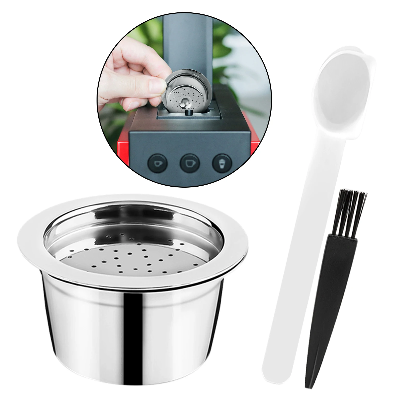 Stainless Steel Refillable Reusable Coffee Capsule Cafeteira Filter for ALDI Expressi Classic Machine
Stainless Steel Refillable Reusable Coffee Capsule Cafeteira Filter for ALDI Expressi Classic Machine
