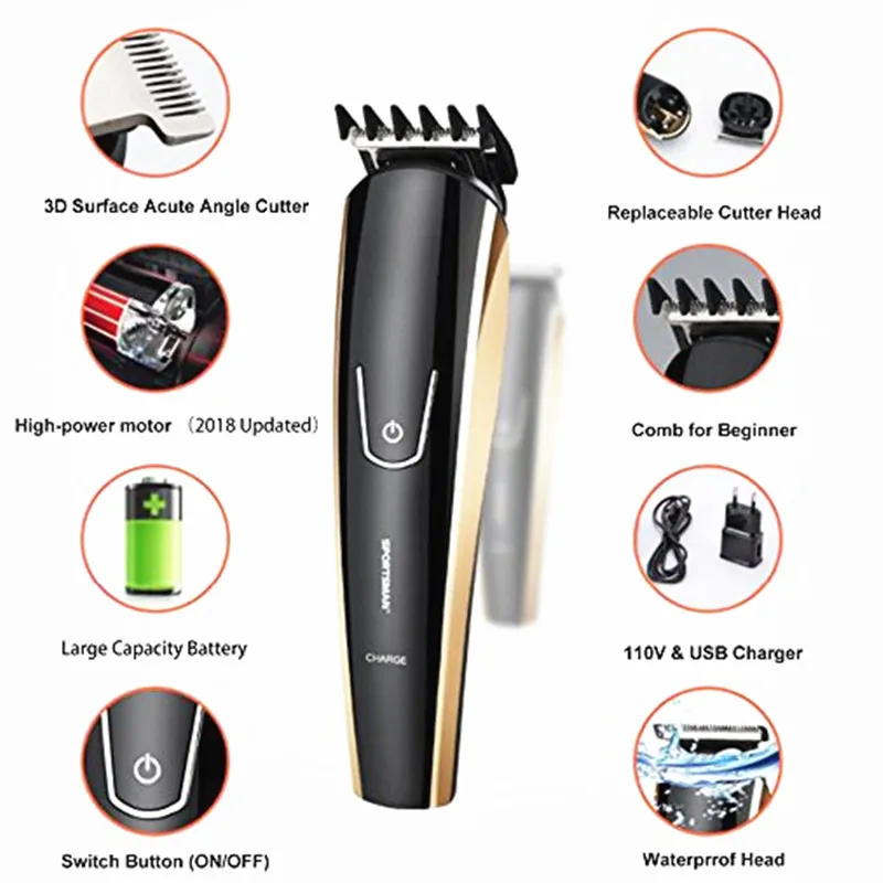Professional Hair Clipper 5 In 1 Hair Trimmer Electric Men Beard Shaver Rechargeable Barber Clippers Razor Machine Haircut Set
Professional Hair Clipper 5 In 1 Hair Trimmer Electric Men Beard Shaver Rechargeable Barber Clippers Razor Machine Haircut Set