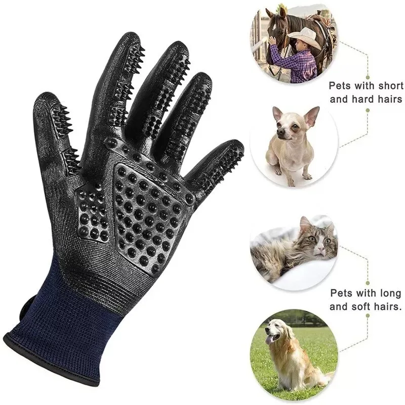 Pet Hair Remover Dog Grooming Glove Soft Rubber Pet Hair Remover Dog Horse Cat Shedding Bathing Massage Brush Clean Comb Animals
Pet Hair Remover Dog Grooming Glove Soft Rubber Pet Hair Remover Dog Horse Cat Shedding Bathing Massage Brush Clean Comb Animals
