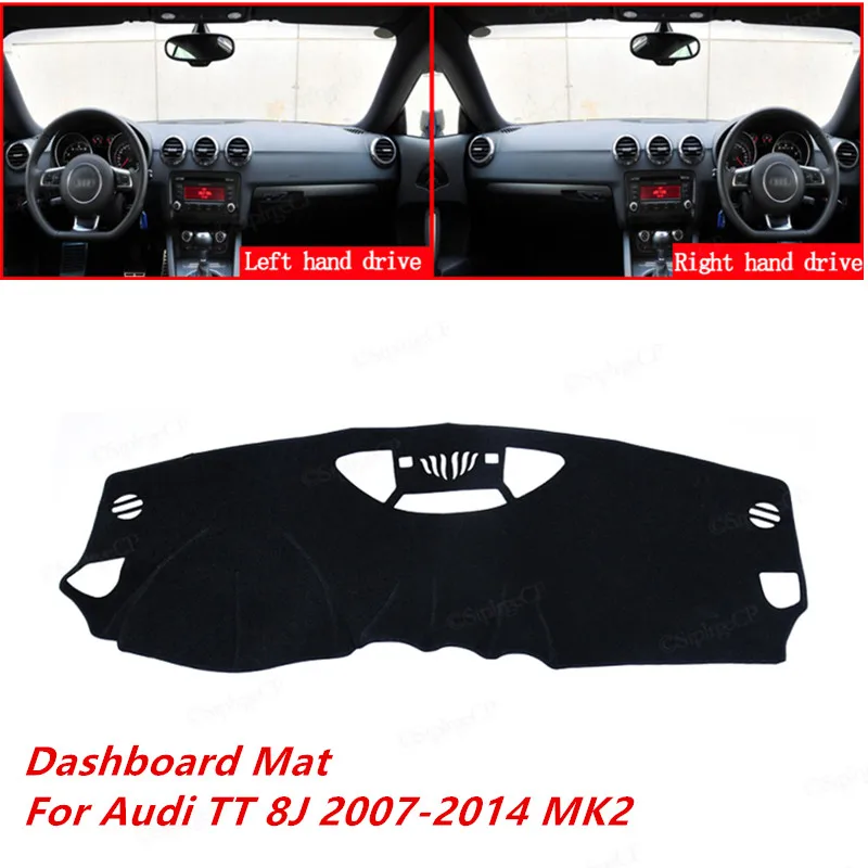 Высококачественный коврик для приборной панели автомобиля Audi TT 8J 2007-2014 MK2, Солнцезащитный коврик, коврики для приборной панели, аксессуары
Высококачественный коврик для приборной панели автомобиля Audi TT 8J 2007-2014 MK2, Солнцезащитный коврик, коврики для приборной панели, аксессуары