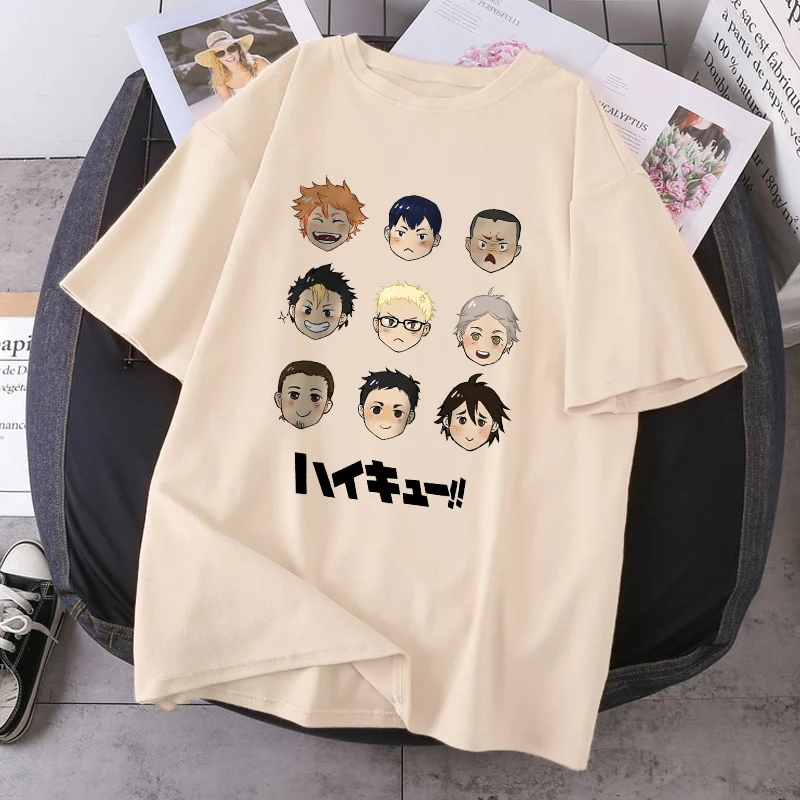 Anime Haikyuu T-shirts For Women O-Neck Short Sleeve Plus Size Tshirts Hip Hop Vintage Casual Tops Tees Ladies Camiaetas
Anime Haikyuu T-shirts For Women O-Neck Short Sleeve Plus Size Tshirts Hip Hop Vintage Casual Tops Tees Ladies Camiaetas