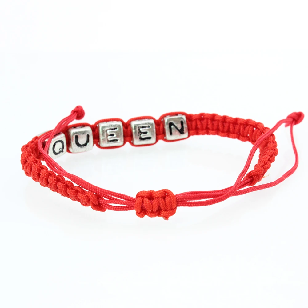 2Pcs/Set Unisex Trendy Vintage Bohemia Punk design Unique KING QUEEN Charm Braided Rope Bracelet Bangle Adjustable Jewelry GIft
2Pcs/Set Unisex Trendy Vintage Bohemia Punk design Unique KING QUEEN Charm Braided Rope Bracelet Bangle Adjustable Jewelry GIft