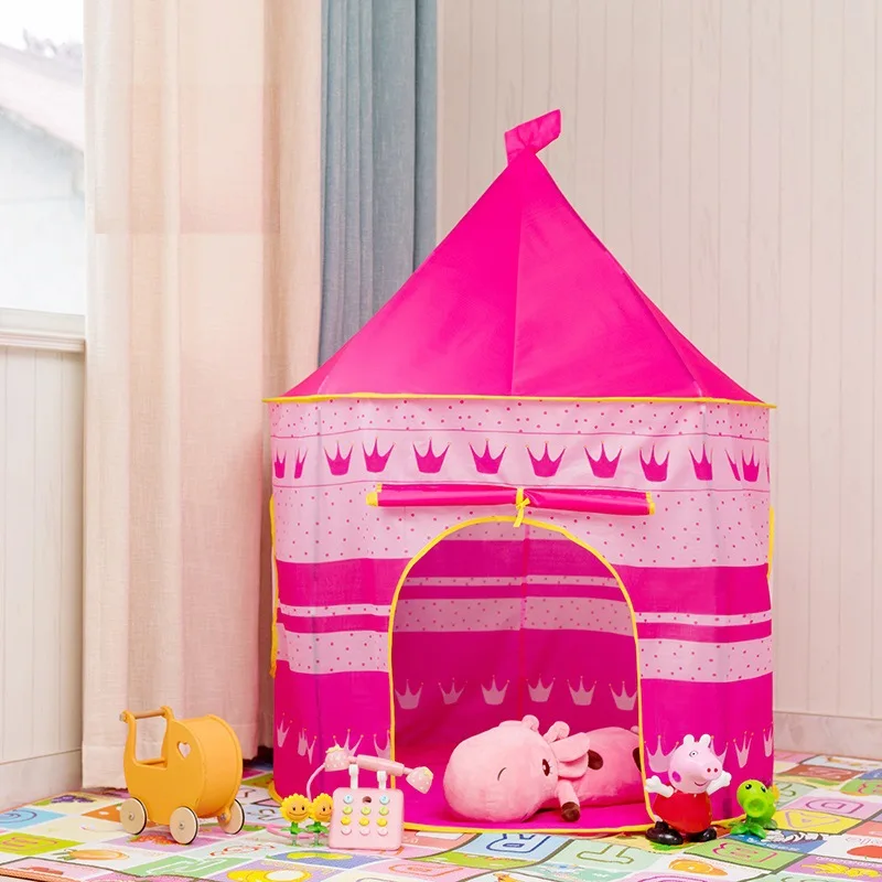 Play Tent Portable Foldable Tipi Prince Folding Tent Children Boy Cubby Play House Kids Gifts Outdoor Toy Tents Castle
Play Tent Portable Foldable Tipi Prince Folding Tent Children Boy Cubby Play House Kids Gifts Outdoor Toy Tents Castle