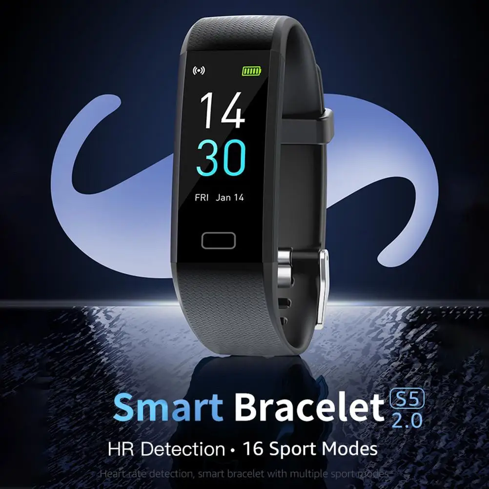 S5 Sports Smart Watch 's Heart Rate Blood Pressure and Body Temperature Monitoring Ip68 Waterproof Bracelet Men 's and Women 
S5 Sports Smart Watch 's Heart Rate Blood Pressure and Body Temperature Monitoring Ip68 Waterproof Bracelet Men 's and Women
