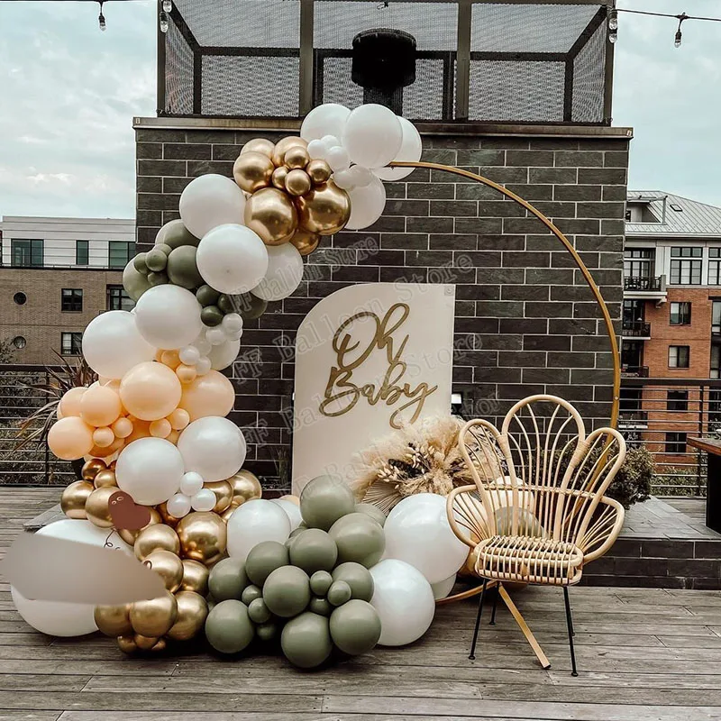 113pcs Retro Green Cream Peach Balloons Arch Wreath Set Birthday Wedding Baby Shower Party Supplies Decoration
113pcs Retro Green Cream Peach Balloons Arch Wreath Set Birthday Wedding Baby Shower Party Supplies Decoration