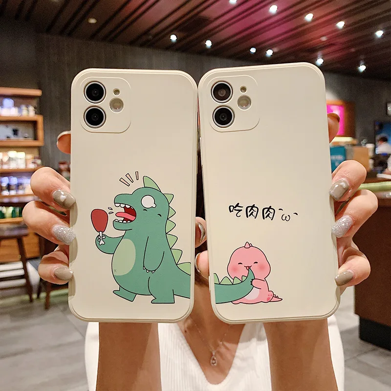 New Couple Little Dinosaurs Phone Case for IPhone 13 Pro Max Case IPhone 11 12 Pro X XR XS Max 7 8 Plus Soft Shockproof Cover
New Couple Little Dinosaurs Phone Case for IPhone 13 Pro Max Case IPhone 11 12 Pro X XR XS Max 7 8 Plus Soft Shockproof Cover