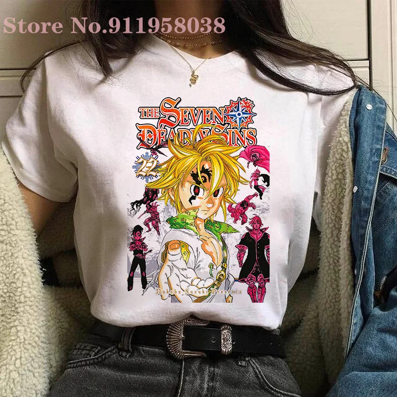 Japan anime Seven Deadly Sins T-shirt Anime pattern letter printing T-shirt Harajuku o-neck casual fashion women/man T-Shirts
Japan anime Seven Deadly Sins T-shirt Anime pattern letter printing T-shirt Harajuku o-neck casual fashion women/man T-Shirts