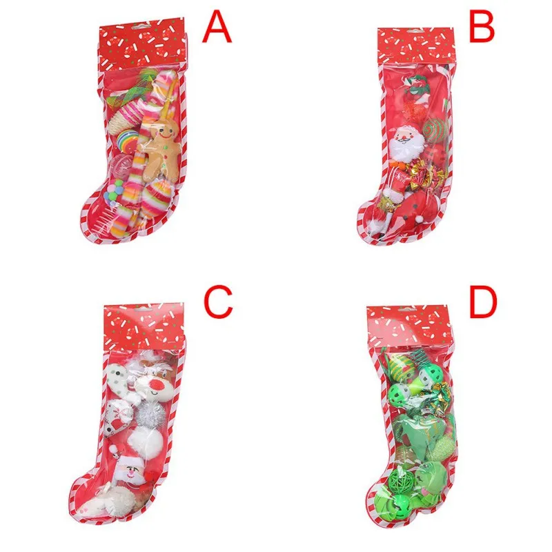 Pet Cat Toy Christmas Set PE Socks Packaging Cat Toys Set Funny,at Play Toy for Kittens 
Pet Cat Toy Christmas Set PE Socks Packaging Cat Toys Set Funny,at Play Toy for Kittens