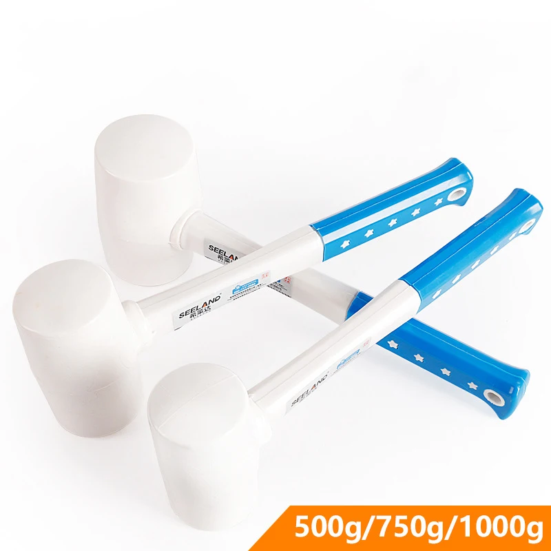 Hot 470g/590g/780g Elastic Rubber Hammer Seamless Welding Hand Tools for Home Decoration TPR Handle Repairing Tools
Hot 470g/590g/780g Elastic Rubber Hammer Seamless Welding Hand Tools for Home Decoration TPR Handle Repairing Tools