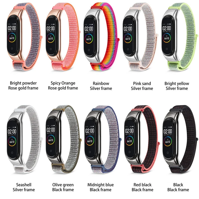 Cellacity Straps Suitable for Mi Band 3 4 Generation Smart Bracelet Nylon Loop Metal Frame Strap Fashion Watch Strap Wholesale
Cellacity Straps Suitable for Mi Band 3 4 Generation Smart Bracelet Nylon Loop Metal Frame Strap Fashion Watch Strap Wholesale