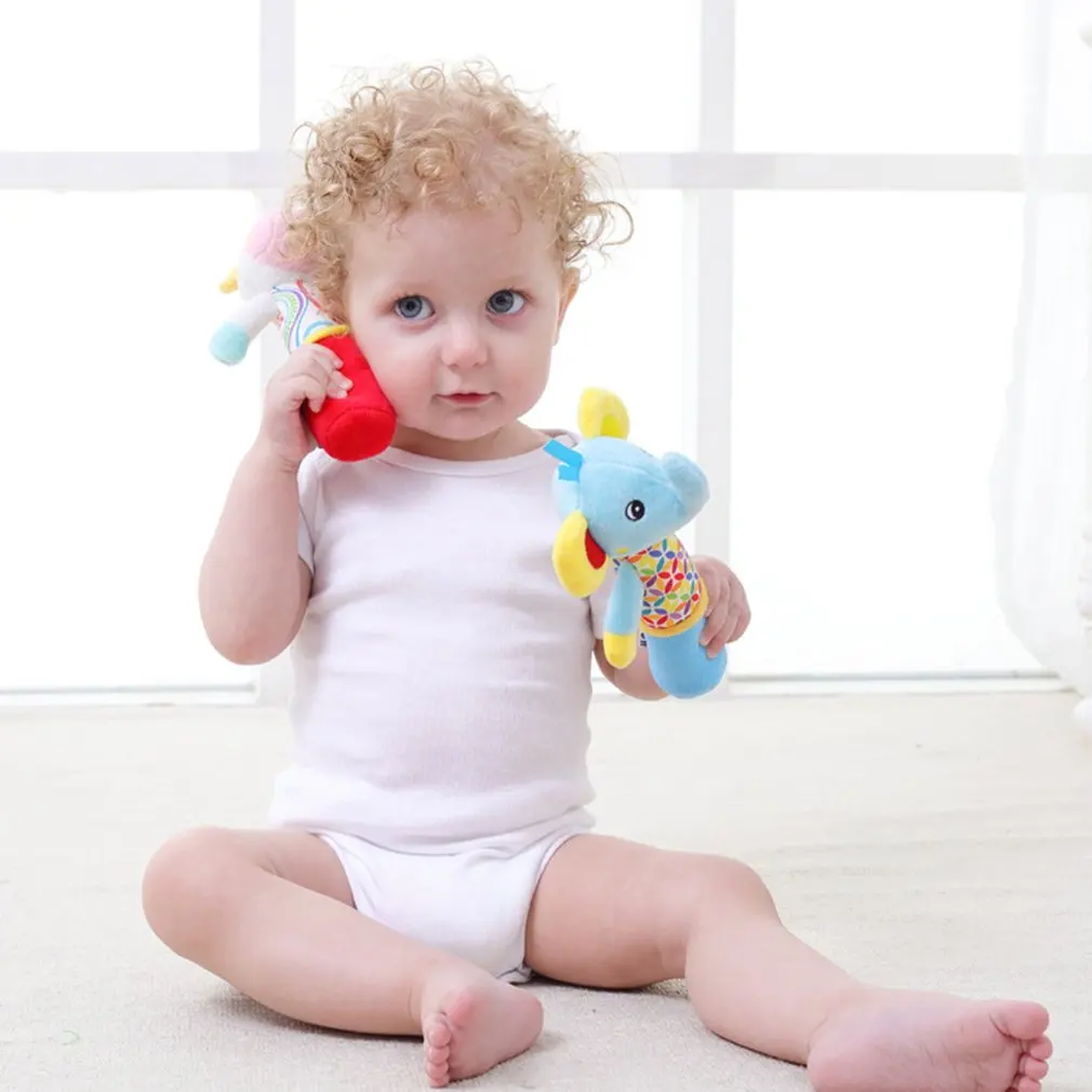 1pcs Cute Design Cartoon Infant Toys Animal Handbells Developmental Toy Colorful Shaking Bell Kids Baby Rattle Toy
1pcs Cute Design Cartoon Infant Toys Animal Handbells Developmental Toy Colorful Shaking Bell Kids Baby Rattle Toy