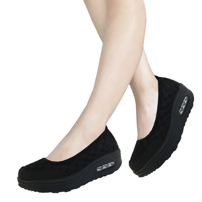 2021 Hot Summer Autumn Women Platform Flats Woman Casual Sneakers Air Cushion Comfort Plain Black Slip on Lady Boat Shoes
2021 Hot Summer Autumn Women Platform Flats Woman Casual Sneakers Air Cushion Comfort Plain Black Slip on Lady Boat Shoes