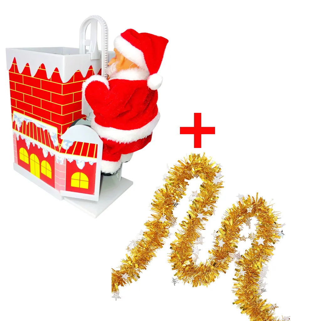 Christmas Santa Electric Climbing chimney Santa Claus Christmas Figurine Ornament Family party Hanging Pendant 2019 New
Christmas Santa Electric Climbing chimney Santa Claus Christmas Figurine Ornament Family party Hanging Pendant 2019 New
