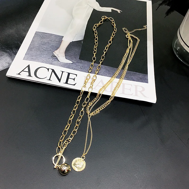 Women's Jewelry Stainless Steel Double-layer Necklace Female Clavicle Chain Sweater Chain Long Wild Simple Coin Necklace
Women's Jewelry Stainless Steel Double-layer Necklace Female Clavicle Chain Sweater Chain Long Wild Simple Coin Necklace