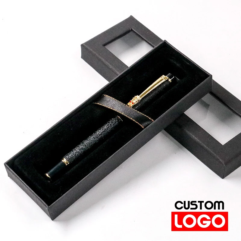 Black Pen Box Hard Paper Box Ribbon Gift Pen Box Transparent Gift Black Packing Box
Black Pen Box Hard Paper Box Ribbon Gift Pen Box Transparent Gift Black Packing Box