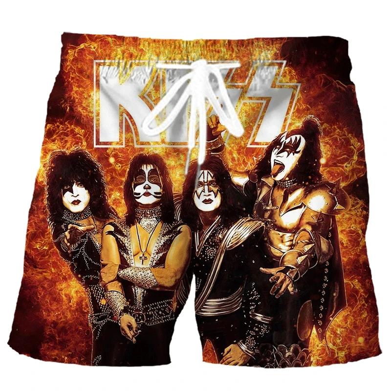 Sweatpants 2021 summer fashion new 3D printing latest popular metal rock KISS band graphic Harajuku beach all-match Men's Shorts
Sweatpants 2021 summer fashion new 3D printing latest popular metal rock KISS band graphic Harajuku beach all-match Men's Shorts