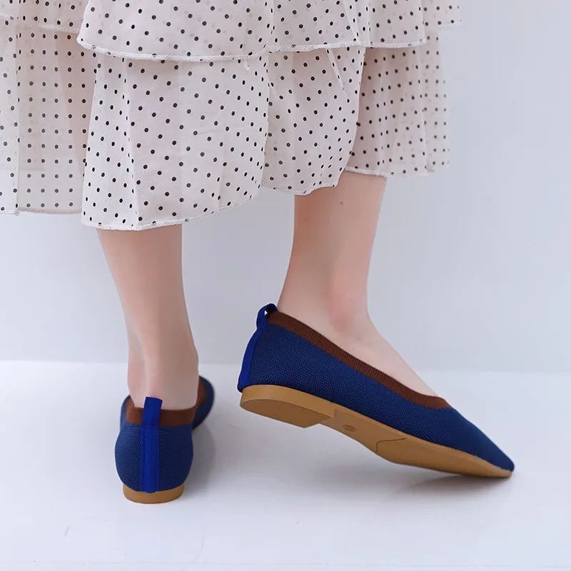 Pointed Single Shoes Women Summer 2020 New Fashion Wild Shallow Mouth Beanie Shoes Flat Bottom Ladies Style Knitted Flat Shoes
Pointed Single Shoes Women Summer 2020 New Fashion Wild Shallow Mouth Beanie Shoes Flat Bottom Ladies Style Knitted Flat Shoes