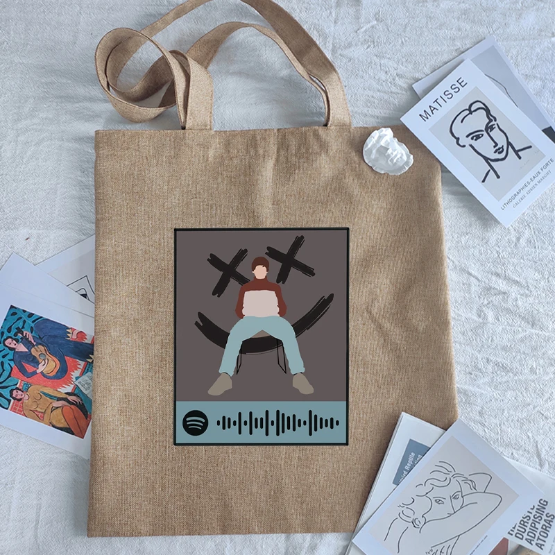 Ladies Shopping Bag Louis Tomlinson Pattern Series Reusable Shoulder Bags Linen Canvas All-match Fashion Harajuku Style Tote Bag
Ladies Shopping Bag Louis Tomlinson Pattern Series Reusable Shoulder Bags Linen Canvas All-match Fashion Harajuku Style Tote Bag