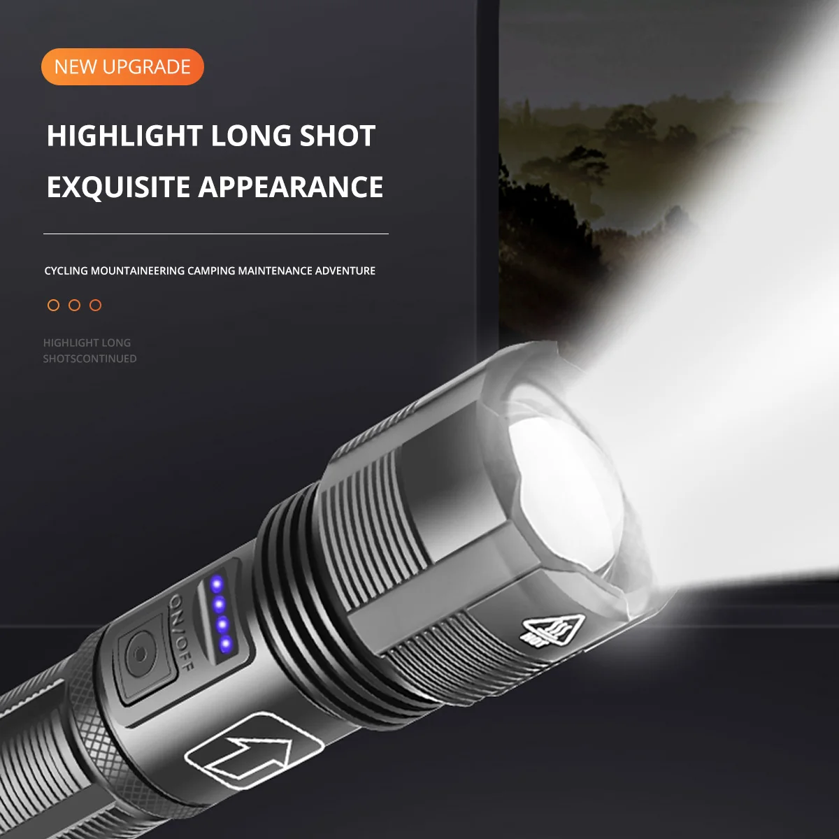 Супер яркий светодиодный фонарик XHP50 с зарядкой от Usb светильник фонарь, 5 режимов, масштабируемый светильник онарь для кемпинга, яркий ручной фонарь с зумом
Супер яркий светодиодный фонарик XHP50 с зарядкой от Usb светильник фонарь, 5 режимов, масштабируемый светильник онарь для кемпинга, яркий ручной фонарь с зумом