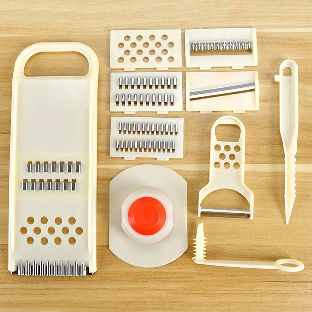 11Pcs/Set Multifunctional Shredder Fruit Vegetable Peeler Potatoes Slicer Chopper Cutter Vegetable Grater Slicing Kitchen Tools
11Pcs/Set Multifunctional Shredder Fruit Vegetable Peeler Potatoes Slicer Chopper Cutter Vegetable Grater Slicing Kitchen Tools
