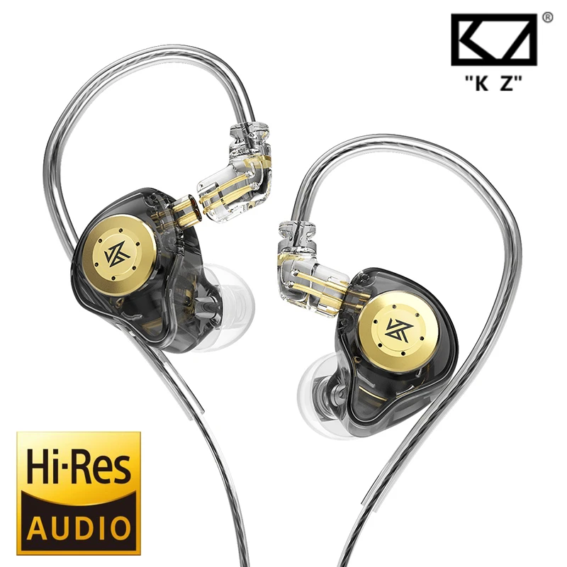 

KZ EDX Pro Earphone Dual Drive HiFi Wired Headphones with Microphone Bass Noise Cancelling Headset Musician Monitor Earbuds fone