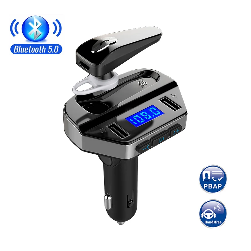Car MP3 player, bluetooth hands-free headset, 5V/3.1A dual USB smart fast charging, Car Fm transmitter
Car MP3 player, bluetooth hands-free headset, 5V/3.1A dual USB smart fast charging, Car Fm transmitter