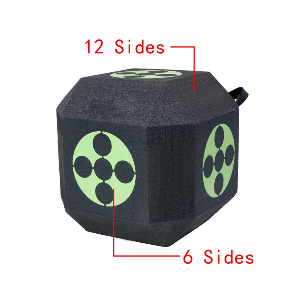 1pc 18 Sides 3D Target Cube XPE Target with A Large Size Training Accessories (Black)
1pc 18 Sides 3D Target Cube XPE Target with A Large Size Training Accessories (Black)