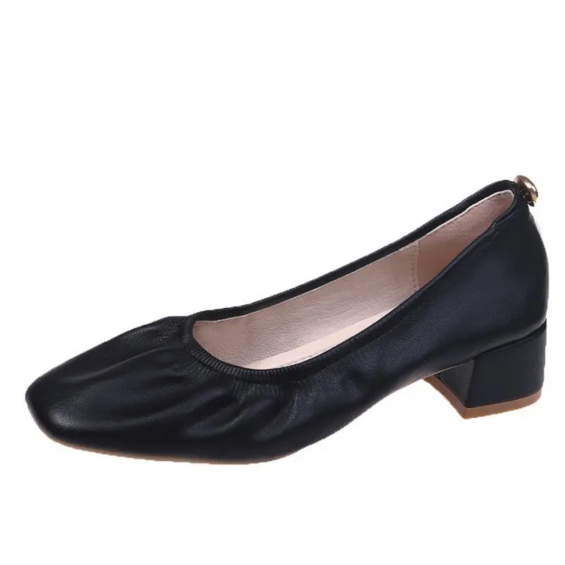 Square Toe Casual Woman Shoe Female Footwear Shallow Mouth Black Flats Summer Pointed Toe Round New Dress Comfortable Pleated Ba
Square Toe Casual Woman Shoe Female Footwear Shallow Mouth Black Flats Summer Pointed Toe Round New Dress Comfortable Pleated Ba