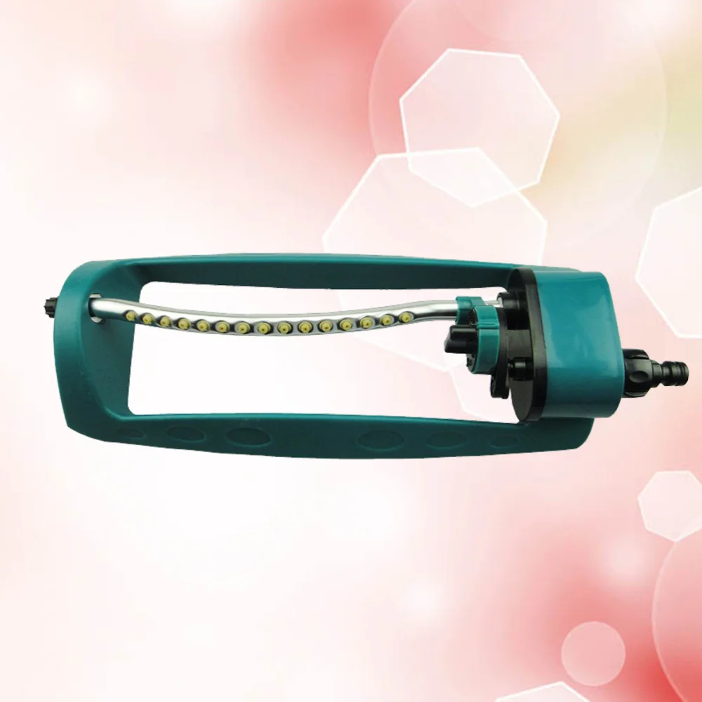 Lawn Sprinkler 15-Hole Water Sprinkler Automatic Swaying Garden Sprinkler (Green) 
Lawn Sprinkler 15-Hole Water Sprinkler Automatic Swaying Garden Sprinkler (Green)