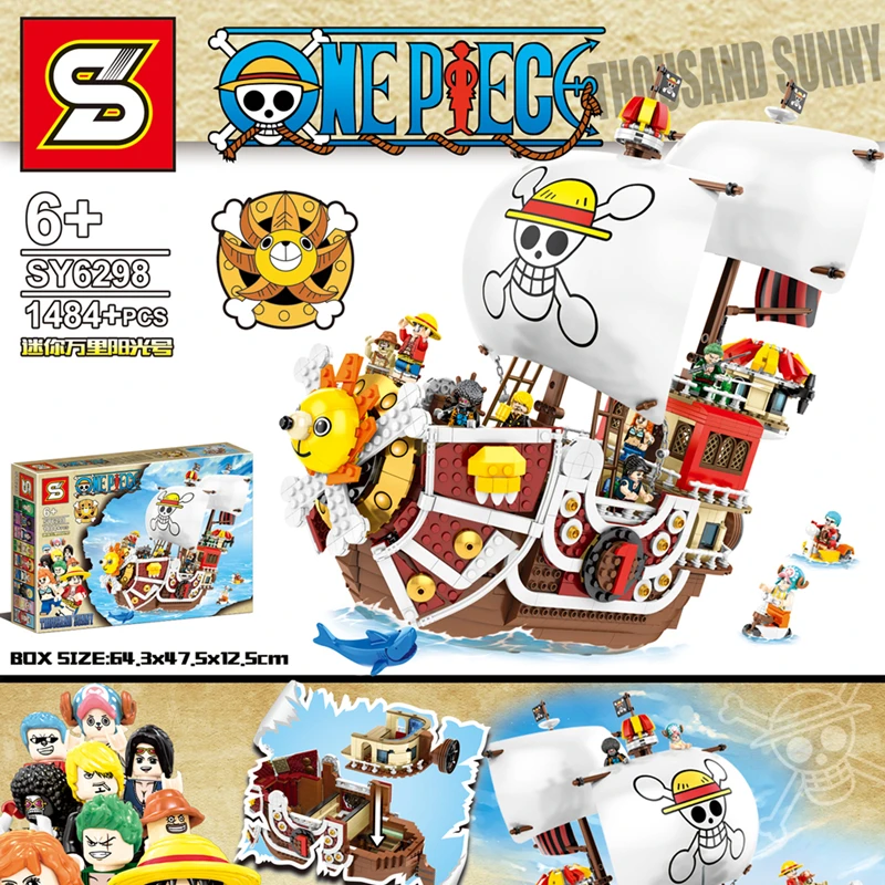 Anime Pirates Ship Thousand Sunny Going Merry Luffy Action Building Blocks Bricks Kids Children Education Toy Gifts
Anime Pirates Ship Thousand Sunny Going Merry Luffy Action Building Blocks Bricks Kids Children Education Toy Gifts