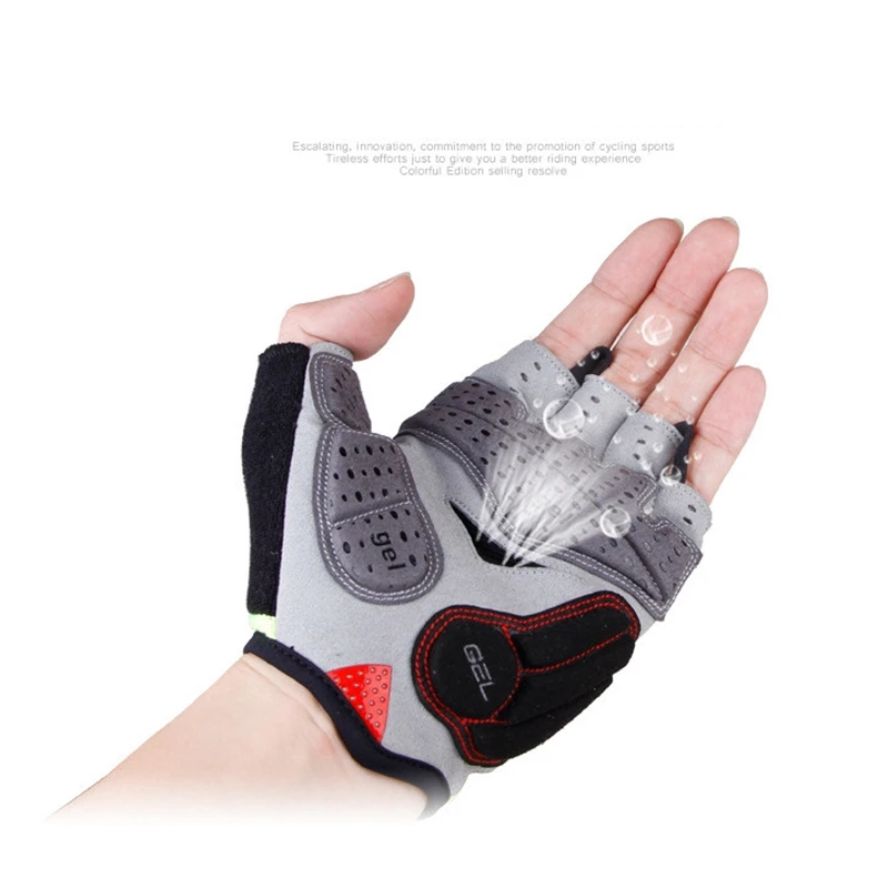 

GIYO S-01 летние велосипедные дышащие амортизирующие перчатки на полпальца, перчатки для горного велосипеда, противоскользящие износостойкие велосипедные перчатки
