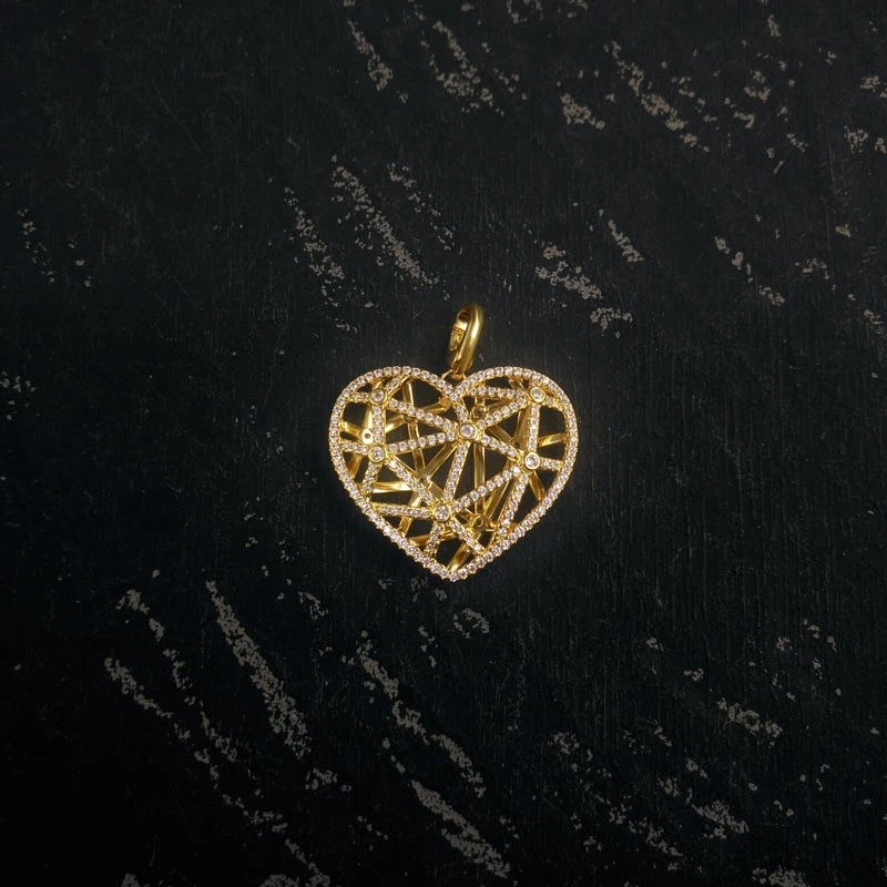 High Quality Original 925 Sterling Silver Heart Shaped Necklace Pendant Jewelry Gold Color Luxury Brand Monaco Jewelry Lady Gift
High Quality Original 925 Sterling Silver Heart Shaped Necklace Pendant Jewelry Gold Color Luxury Brand Monaco Jewelry Lady Gift