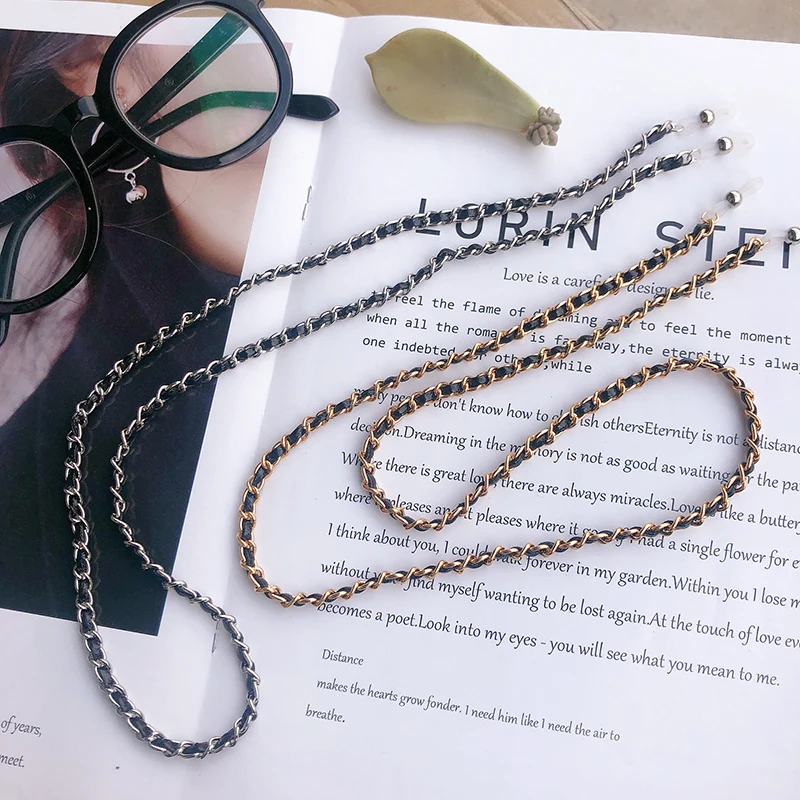 2021 New PU Hanging Chain on Glasses Lanyard Long Glasses Sunglasses Chain Neck Chains Fashion Jewelry
2021 New PU Hanging Chain on Glasses Lanyard Long Glasses Sunglasses Chain Neck Chains Fashion Jewelry