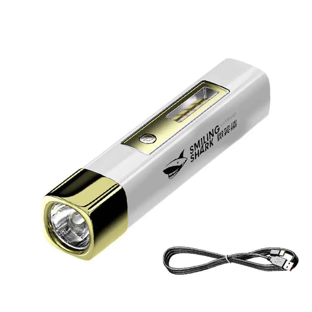 Portable Mini High Light Flashlight Smiling Shark Power Bank Waterproof Ultra Bright Torch USB Rechargeable Powerful CampLight
Portable Mini High Light Flashlight Smiling Shark Power Bank Waterproof Ultra Bright Torch USB Rechargeable Powerful CampLight
