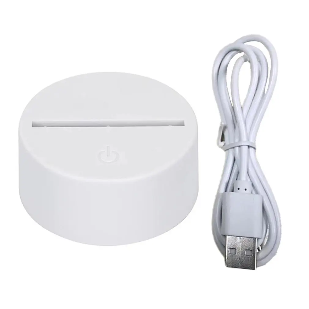 Acrylic 3D LED Lamp Base Table Night Light Base LED 7 Color-Adjust ABS USB Remote Control Lighting Accessories Bulk Wholesale
Acrylic 3D LED Lamp Base Table Night Light Base LED 7 Color-Adjust ABS USB Remote Control Lighting Accessories Bulk Wholesale
