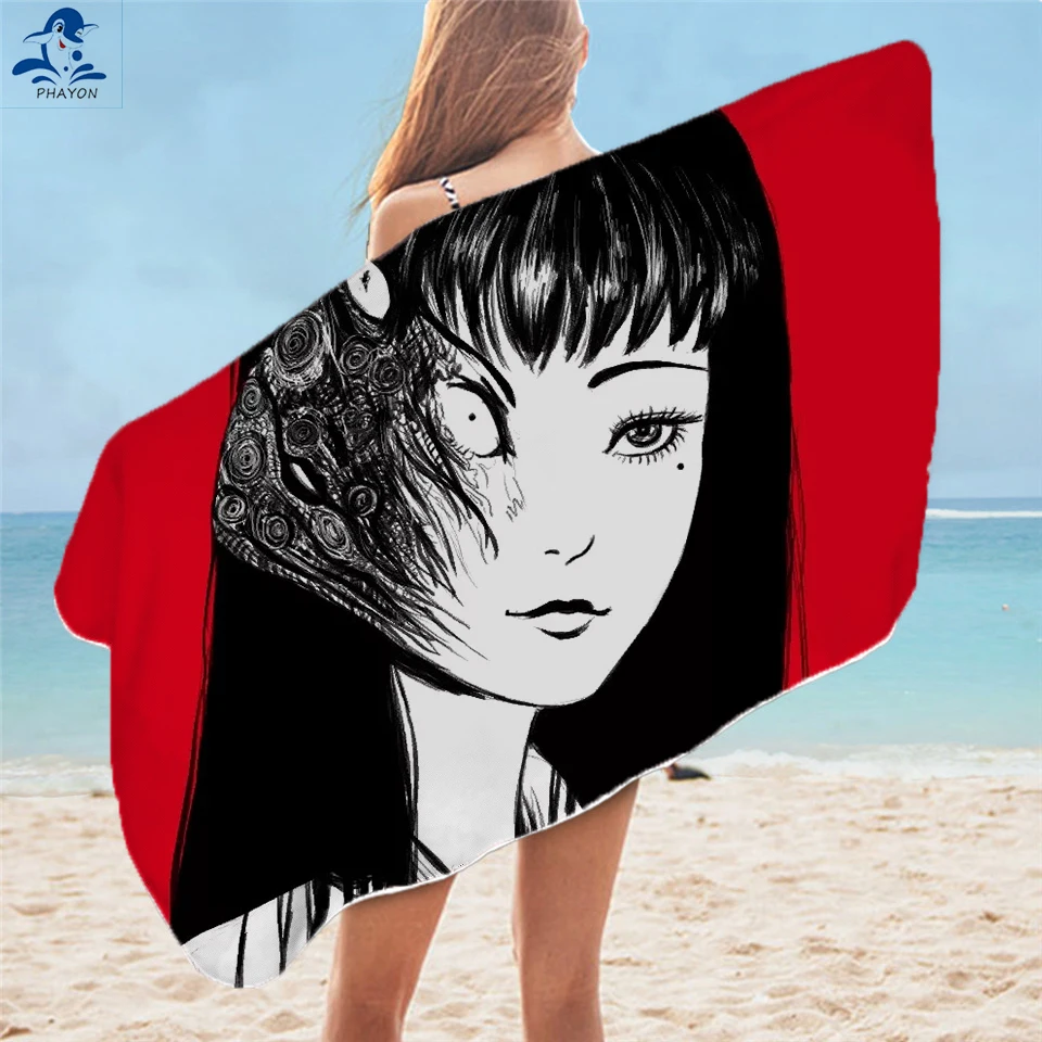 PHAYON 2021 Japanese Terror Girl Microfiber Beach Towels for Adult Anime Bath Towels Bathrobe Home/Hotel Travel Camping Blanket
PHAYON 2021 Japanese Terror Girl Microfiber Beach Towels for Adult Anime Bath Towels Bathrobe Home/Hotel Travel Camping Blanket