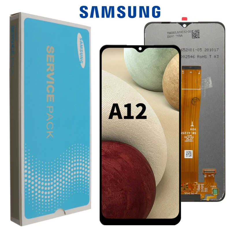 6 5 "Оригинальный дисплей для Samsung Galaxy A12 A125F A125F/DS ЖК сенсорный экран дигитайзер в