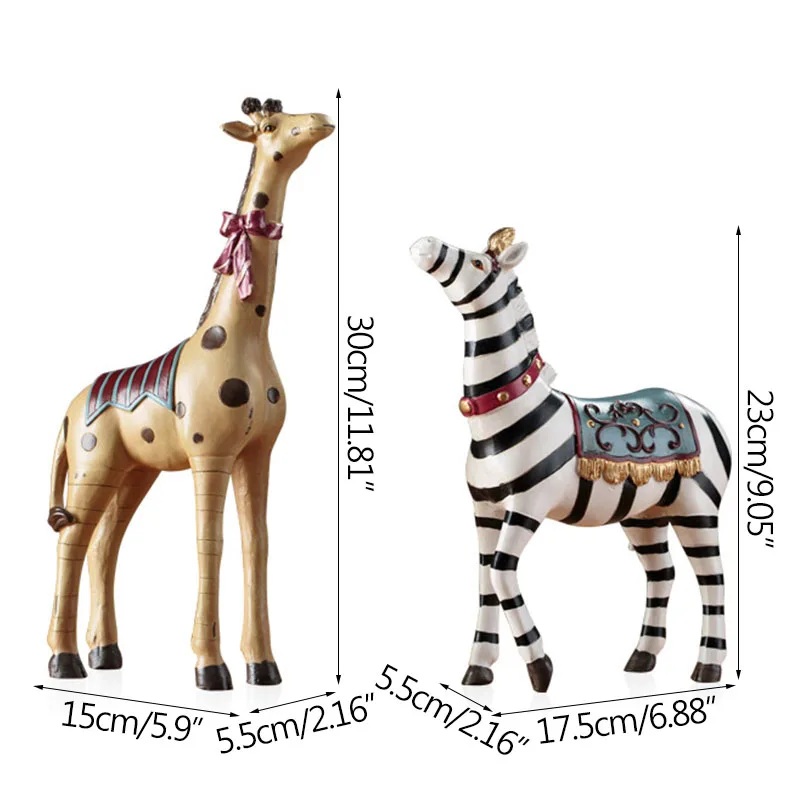 Home Decoration Ornament Animal Statue Abstract Resin Giraffe Zebra Model Living Room Decoration Furnishings Business Gifts
Home Decoration Ornament Animal Statue Abstract Resin Giraffe Zebra Model Living Room Decoration Furnishings Business Gifts