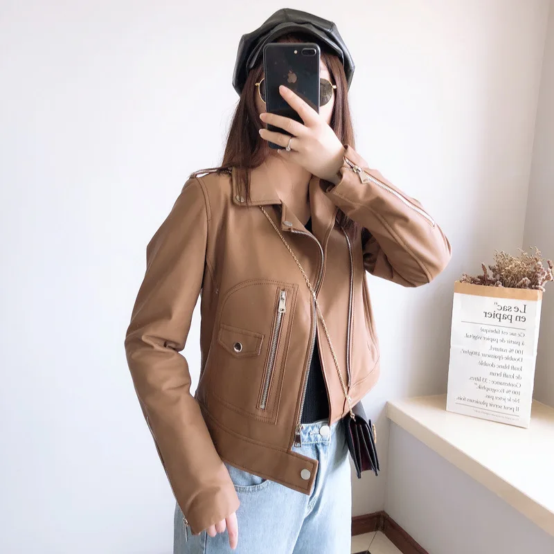 YYCZF Women Genuine Sheep Leather Coat Lady Female Real Sheep Skin Versatile Motorcycle Jacket Fall/winter Coats Trench Clothes
YYCZF Women Genuine Sheep Leather Coat Lady Female Real Sheep Skin Versatile Motorcycle Jacket Fall/winter Coats Trench Clothes