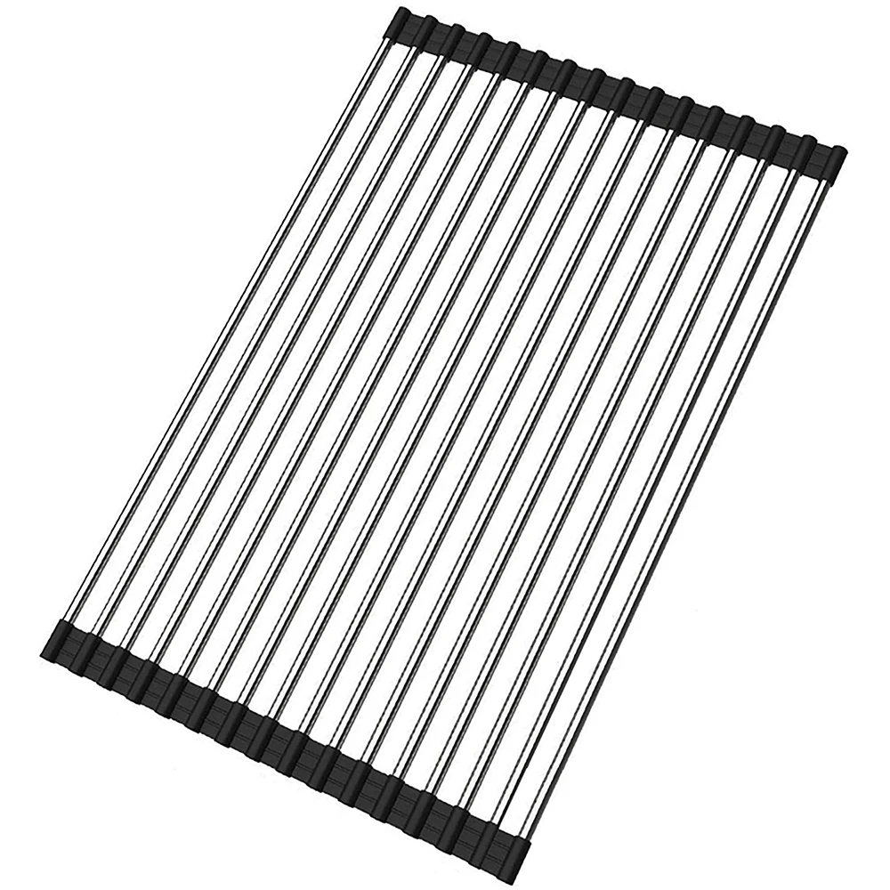 Kitchen Accessories Dish Drying Rack Over Sink Organizer Stand Foldable Roll Up Drainer Rack Mat Household Bathroom Gadgets Tool
Kitchen Accessories Dish Drying Rack Over Sink Organizer Stand Foldable Roll Up Drainer Rack Mat Household Bathroom Gadgets Tool