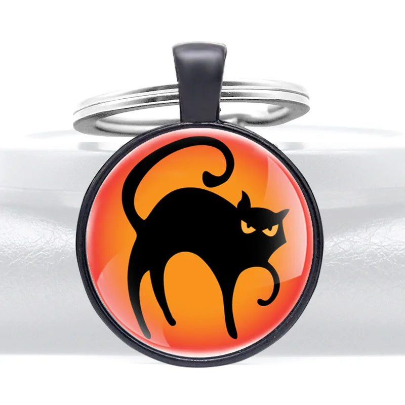 Cat Patter Charm Glass Cabochon Key Chain For Men Women Jewelry Key Rings 
Cat Patter Charm Glass Cabochon Key Chain For Men Women Jewelry Key Rings