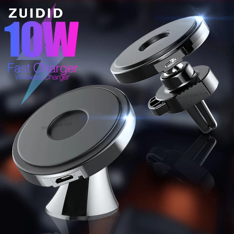 Car Wireless Charger Holder 10W Qi Fast Charging Adapter Air Vent Universal Mobile Phone Mount For iPhone 12 Pro Max Xiaomi 11
Car Wireless Charger Holder 10W Qi Fast Charging Adapter Air Vent Universal Mobile Phone Mount For iPhone 12 Pro Max Xiaomi 11