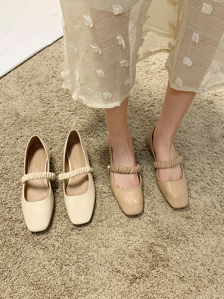 Elegant Shoes Woman Flats All-Match Square Toe Low Heels Shallow Mouth Casual Female Sneakers Modis Dress Summer New Comfortable
Elegant Shoes Woman Flats All-Match Square Toe Low Heels Shallow Mouth Casual Female Sneakers Modis Dress Summer New Comfortable