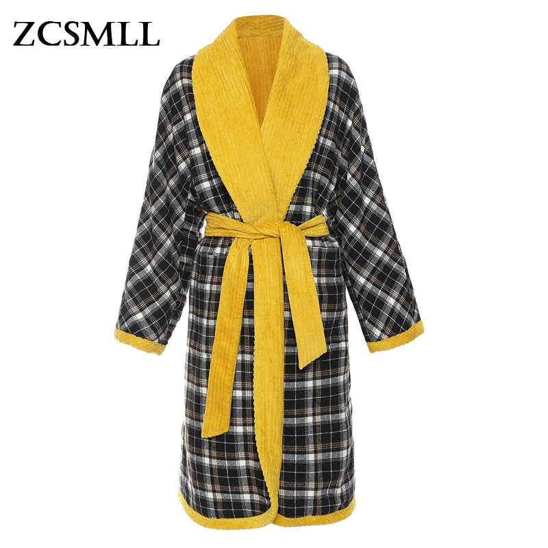 ZCSMLL Женский Желтый Клетчатый Тренч большого размера с поясом новый отворот с длинным рукавом свободный крой ветровка Мода весна осень 2021 ...
ZCSMLL Женский Желтый Клетчатый Тренч большого размера с поясом новый отворот с длинным рукавом свободный крой ветровка Мода весна осень 2021 ...