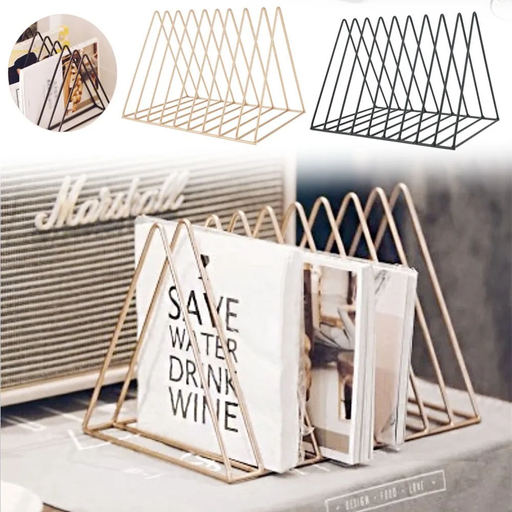 9 Slot Magazine Holder Desktop File Sorter Organizer Triangle Bookshelf Desktop Storage Book Rack Storage Holders
9 Slot Magazine Holder Desktop File Sorter Organizer Triangle Bookshelf Desktop Storage Book Rack Storage Holders