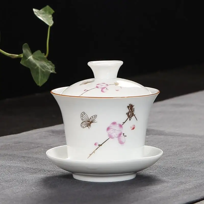 Tea Tureen Chinese Kungfu Tea Cups Porcelain Tea Bowl Ware Tureen Ceramic Gaiwan Tea Set Ceramics Teacups Tea Pots Gai Wan Sets
Tea Tureen Chinese Kungfu Tea Cups Porcelain Tea Bowl Ware Tureen Ceramic Gaiwan Tea Set Ceramics Teacups Tea Pots Gai Wan Sets