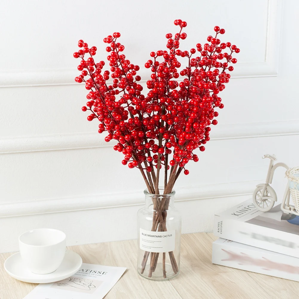 1PC Christmas Red Berries Artificial Berry Stems Holly Flower Waterproof Berry for Christmas Home Holiday Wedding DIY Crafts Dec
1PC Christmas Red Berries Artificial Berry Stems Holly Flower Waterproof Berry for Christmas Home Holiday Wedding DIY Crafts Dec
