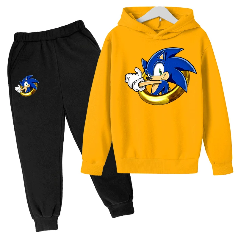 New Color Solid Solor Printing Hoodie Suit Cotton Kid Top+Pant 2Piece Children Clothing Set 4-14Y Fashion Girl Boy Sonic Clothes
New Color Solid Solor Printing Hoodie Suit Cotton Kid Top+Pant 2Piece Children Clothing Set 4-14Y Fashion Girl Boy Sonic Clothes