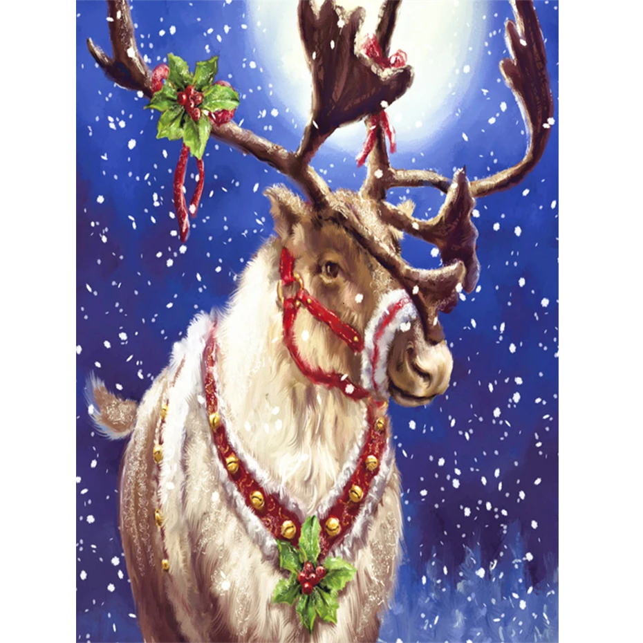 CROSS lang AMTMBS Christmas Deer DIY Painting By Numbers Hand Painted Oil Painting Wall Abstract Art Picture Home Gift
CROSS lang AMTMBS Christmas Deer DIY Painting By Numbers Hand Painted Oil Painting Wall Abstract Art Picture Home Gift