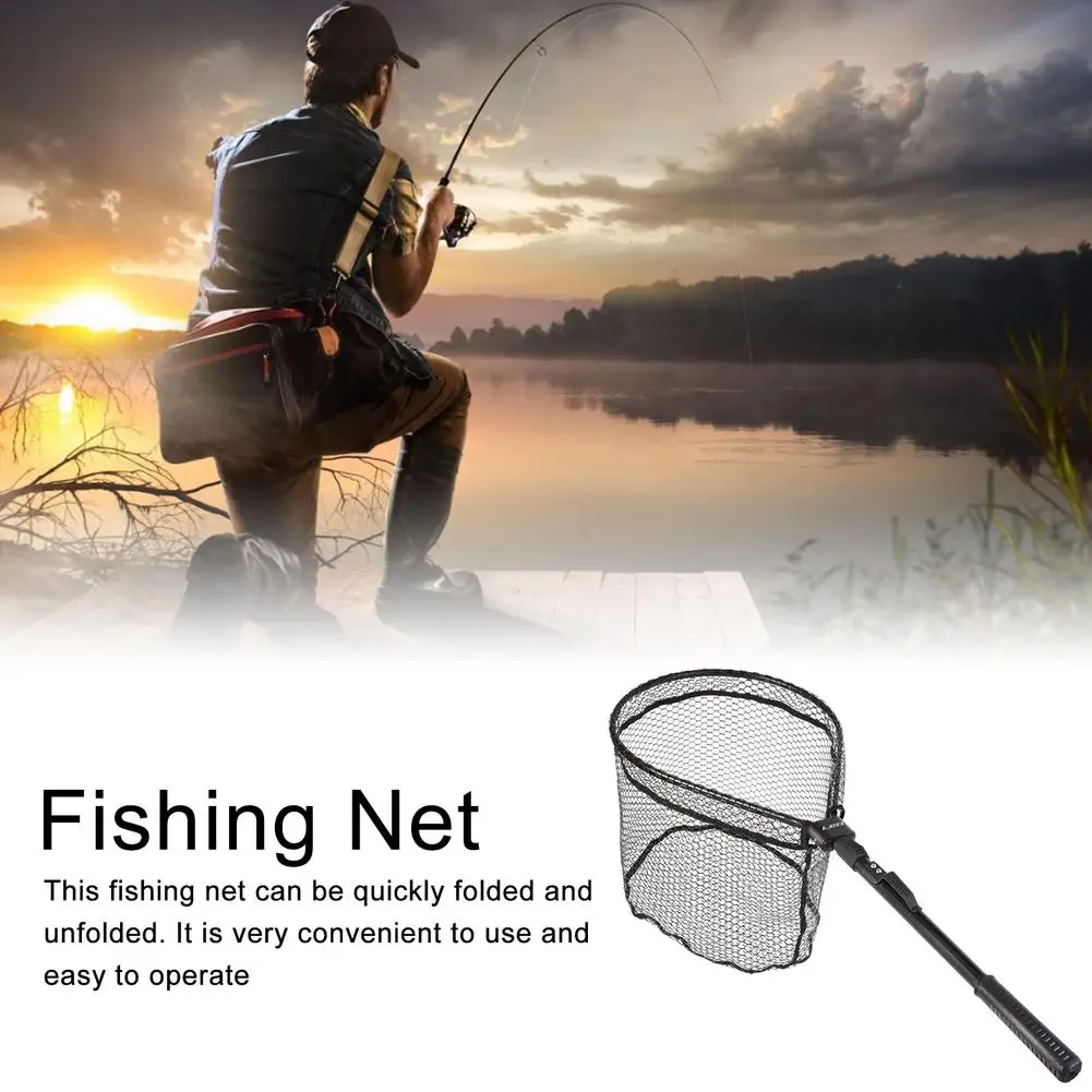 Fishing Net Floating Rubber Coated Mesh Fast Folding Landing Net Outdoor gadgets Fishing net
Fishing Net Floating Rubber Coated Mesh Fast Folding Landing Net Outdoor gadgets Fishing net